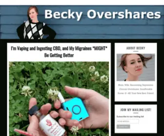 Beckyovershares.com(Becky Overshares) Screenshot