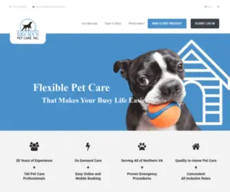 Beckyspetcare.com(Becky's Pet Care) Screenshot