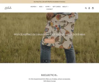 Beclecticbrand.com(Handmade Accessories for Women and Kids) Screenshot