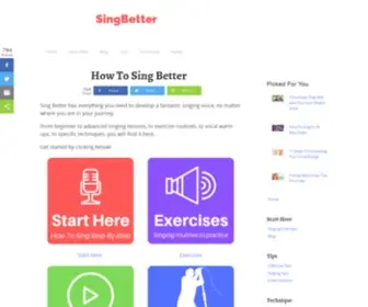 Become-A-Singing-Master.com(How To Sing Better) Screenshot