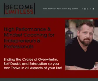 Become-Limitless.com(Flow State and Mindset Coaching for Entrepreneurs) Screenshot