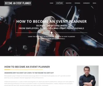 Becomeaneventplanner.org(How to Become an Event Planner) Screenshot
