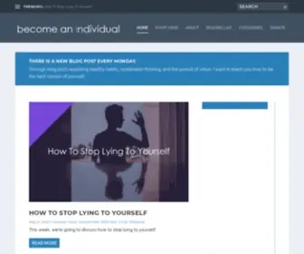 Becomeanindividual.com(How to Become an Individual) Screenshot