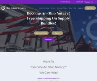 Becomeanohionotary.com(Become an Ohio Notary Public) Screenshot