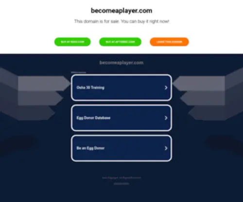 Becomeaplayer.com(becomeaplayer) Screenshot