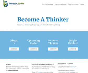 Becomeathinker.com(Become A Thinker) Screenshot