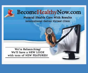 Becomehealthynow.com(Your Source for Natural Health Care with Results) Screenshot