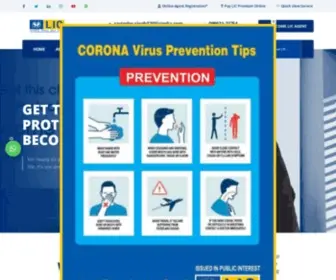 Becomelicagentdelhi.in(Become LIC Agent in Delhi NCR) Screenshot