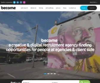 Becomesydney.com.au(Creative, Digital, Technology and Media Recruitment Company AU) Screenshot