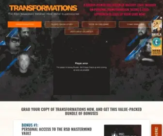 Becometransformed.com(Real Social Dynamics) Screenshot