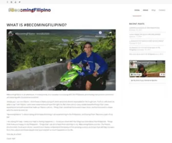 Becomingfilipino.com(#BecomingFilipino) Screenshot