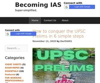 Becomingias.com(Becoming IAS) Screenshot