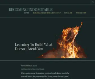 Becomingindomitable.com(Becoming Indomitable) Screenshot