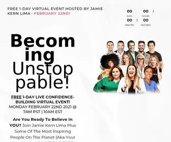 Becomingunstoppable.com(Becoming Unstoppable With Jamie Kern Lima) Screenshot