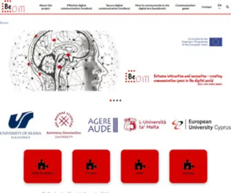 Becomproject.eu(Becom) Screenshot