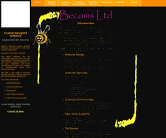 Becoms.com(Website design) Screenshot