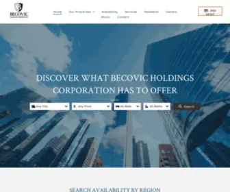 Becovicholdings.com(Becovic Holdings Corporation) Screenshot