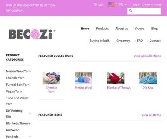 Becozi.net(BeCozi Chunky Knit Merino Wool Blankets) Screenshot