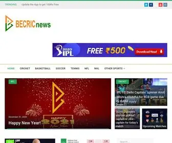 Becricnews.com(becricnews) Screenshot