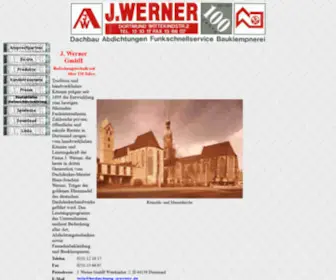 Bedachung-Werner.de(Werner Bedachung GmbH) Screenshot