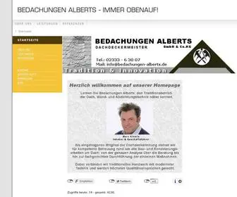 Bedachungen-Alberts.de(Bedachungen Alberts) Screenshot