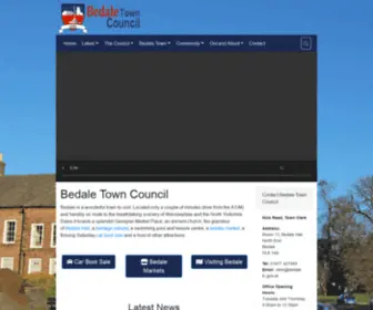 Bedale-TC.gov.uk(Bedale Town Council) Screenshot