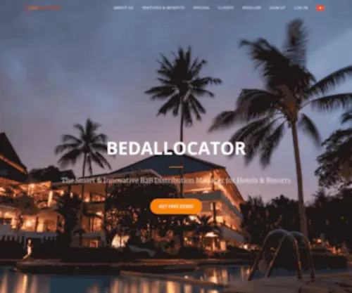 Bedallocator.com(The Smart & Innovative B2B Distribution Manager for Hotels & Resorts) Screenshot