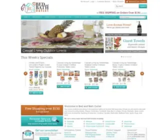 Bedandbathoutlet.com(Bed and Bath Outlet) Screenshot