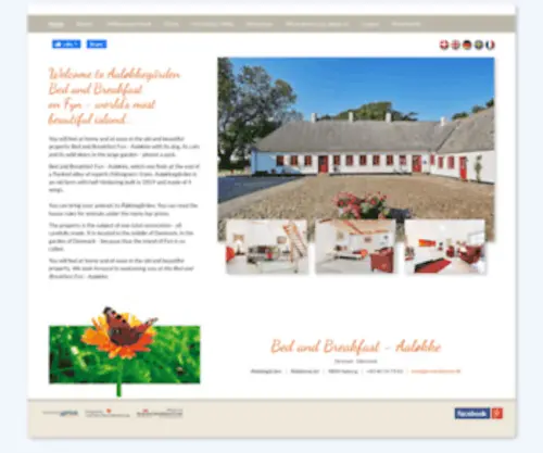 Bedandbreakfast-AAloekke.dk(Velkommen) Screenshot