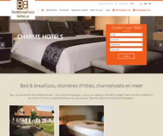 Bedandbreakfast.be(Bed and Breakfast (B&B) België) Screenshot