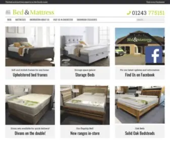 Bedandmattress.co.uk(Bed and Mattress Centre) Screenshot