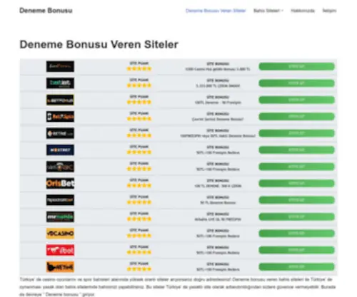 Bedavabonus.com(Bedava Bonus Veren Siteler) Screenshot