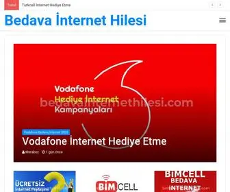 Bedavainternethilesi.com(Turkcell, Vodafone, T) Screenshot