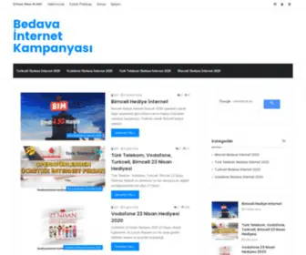 Bedavainternetkampanyasi.net(Nternet Kampanya) Screenshot