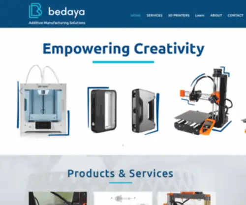 Bedaya3D.com(3D Printing) Screenshot