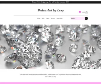 Bedazzledbylexy.com(Custom Crocs) Screenshot