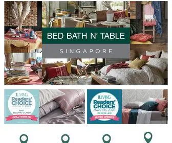 Bedbathntable.com.sg(Bed Bath N' Table Singapore) Screenshot