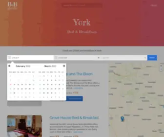 Bedbreakfast-York.com(The 20 best Bed and Breakfasts in York) Screenshot