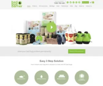 Bedbugbarrier.com.au(Australia's only DIY instant and long term bed bug control system. Bed Bug Killer powder) Screenshot