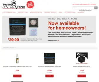 BedbugcentralStore.com(BedBug Central Store) Screenshot