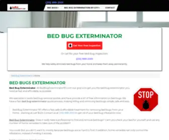 Bedbugexterminator911.com(Bed Bug Exterminator) Screenshot