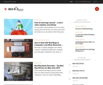 Bedbugguide.com(Bed Bug Guide) Screenshot