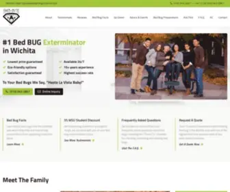 Bedbuginator.com(Wichita's #1 Bed Bug Exterminator) Screenshot