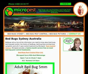 Bedbugs.net.au(Bed Bugs) Screenshot