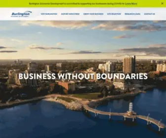 Bedc.ca(Burlington Economic Development) Screenshot