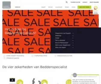Beddenspecialist.nl(Beddenspeciaalzaak en specialist in bedden) Screenshot