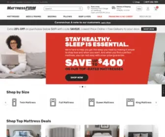 Beddingexperts.com(Mattress Firm) Screenshot