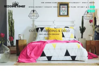 Beddingkings.com(Bedding Sets & Duvet Covers) Screenshot