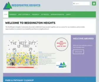 Beddingtoncommunity.ca(Beddington Heights Community Association) Screenshot