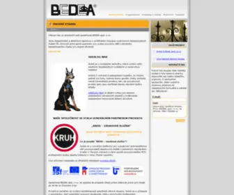 Bedea.cz(Úvodní strana) Screenshot
